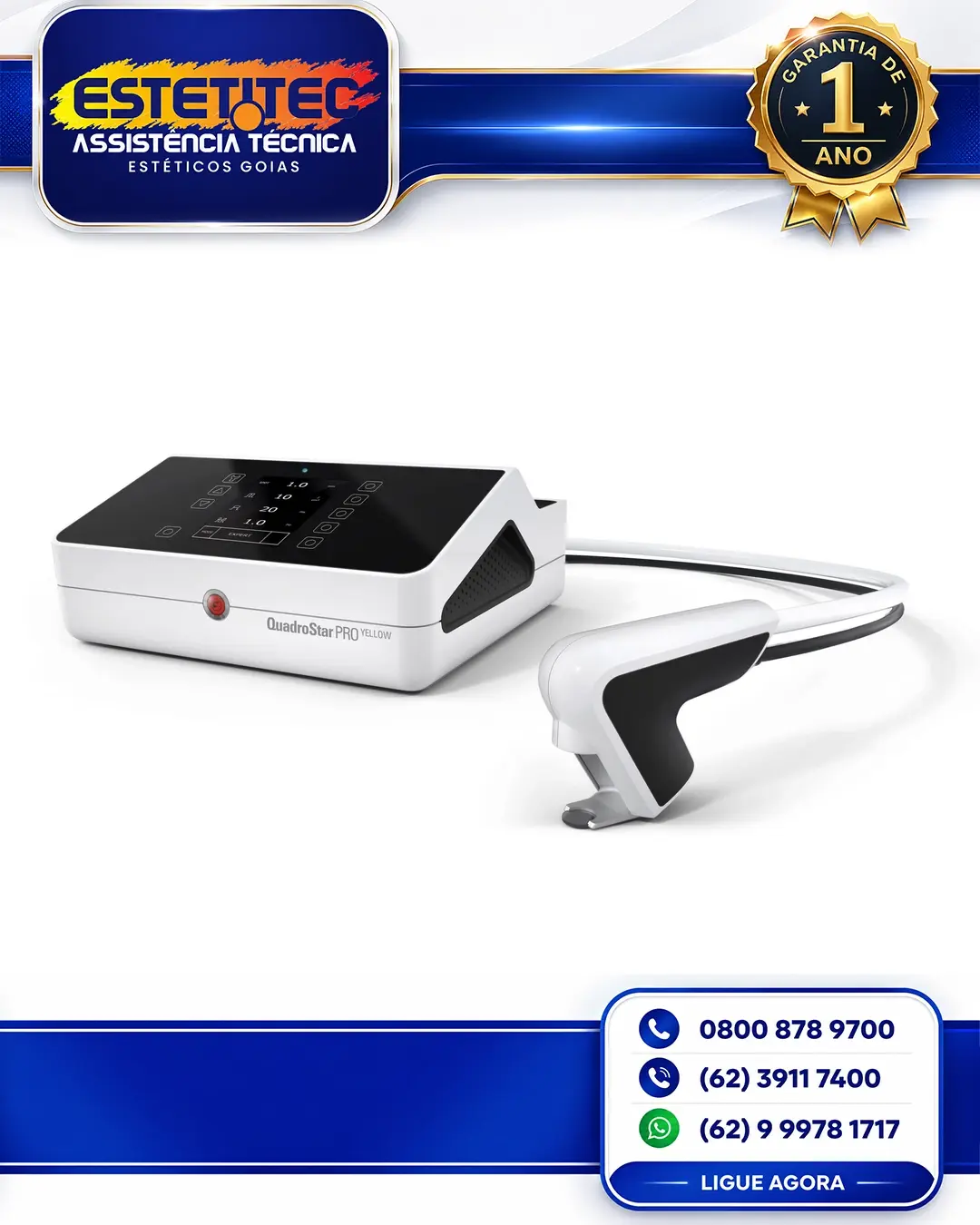 SUPORTE TÉCNICO PARA ASCLEPION QUADROSTAR PRO YELLOW RIO DE JANEIRO