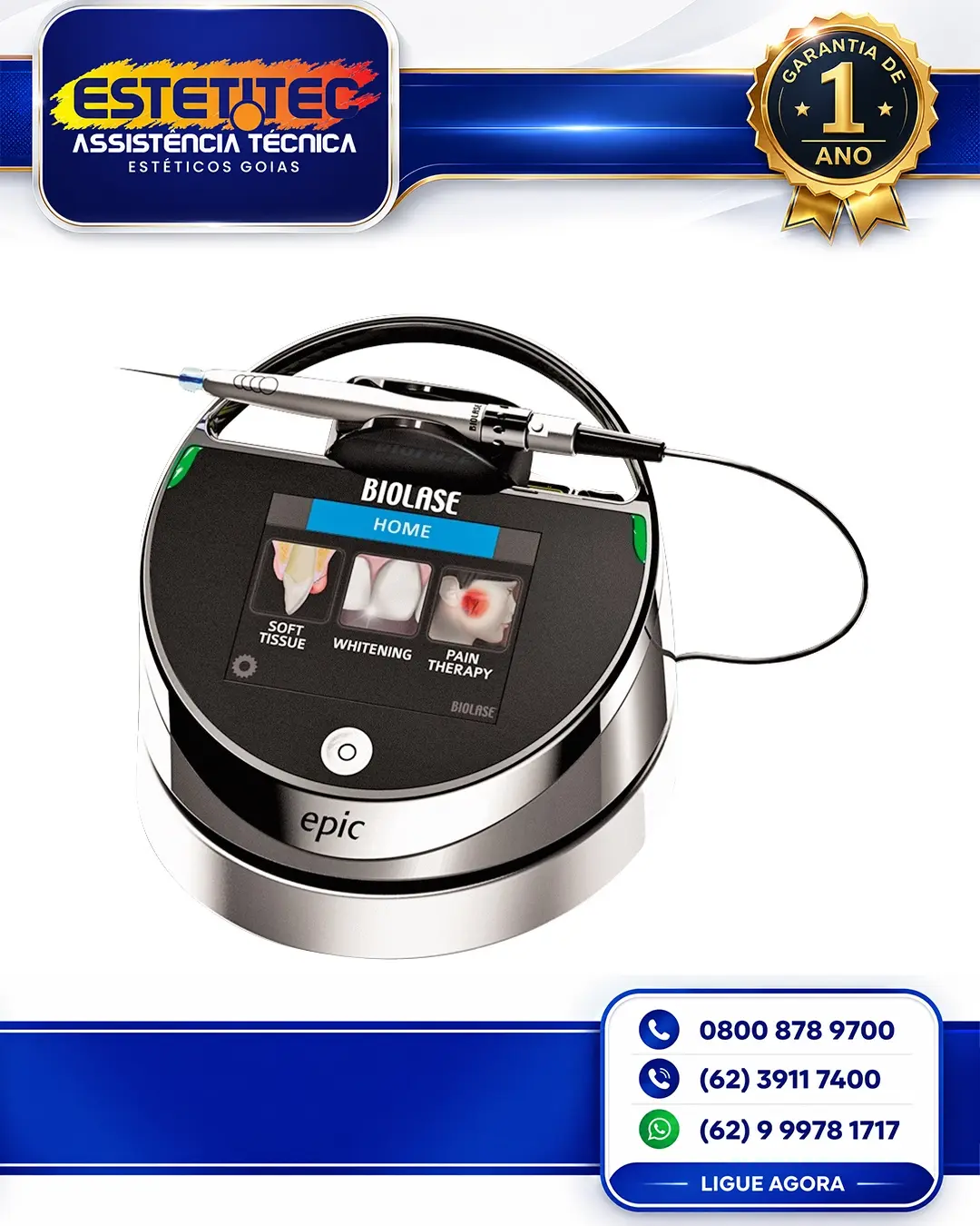 SUPORTE TÉCNICO PARA BIOLASE EZLASE MATO GROSSO DO SUL