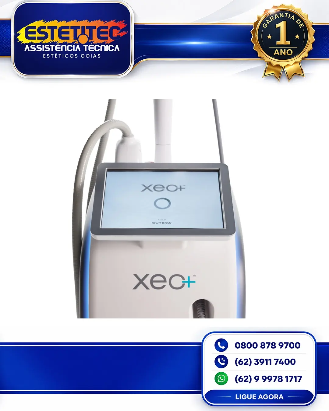 SUPORTE TÉCNICO PARA CUTERA XEO PLUS GOIÁS