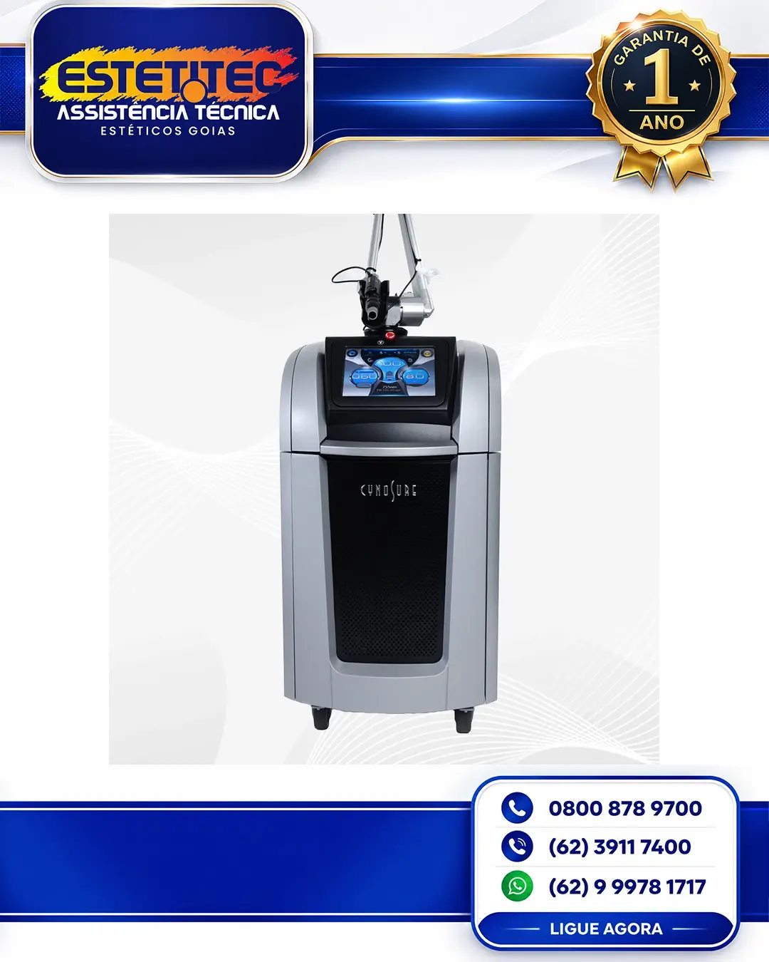 SUPORTE TÉCNICO PARA CYNOSURE PICOSURE RIO GRANDE DO SUL