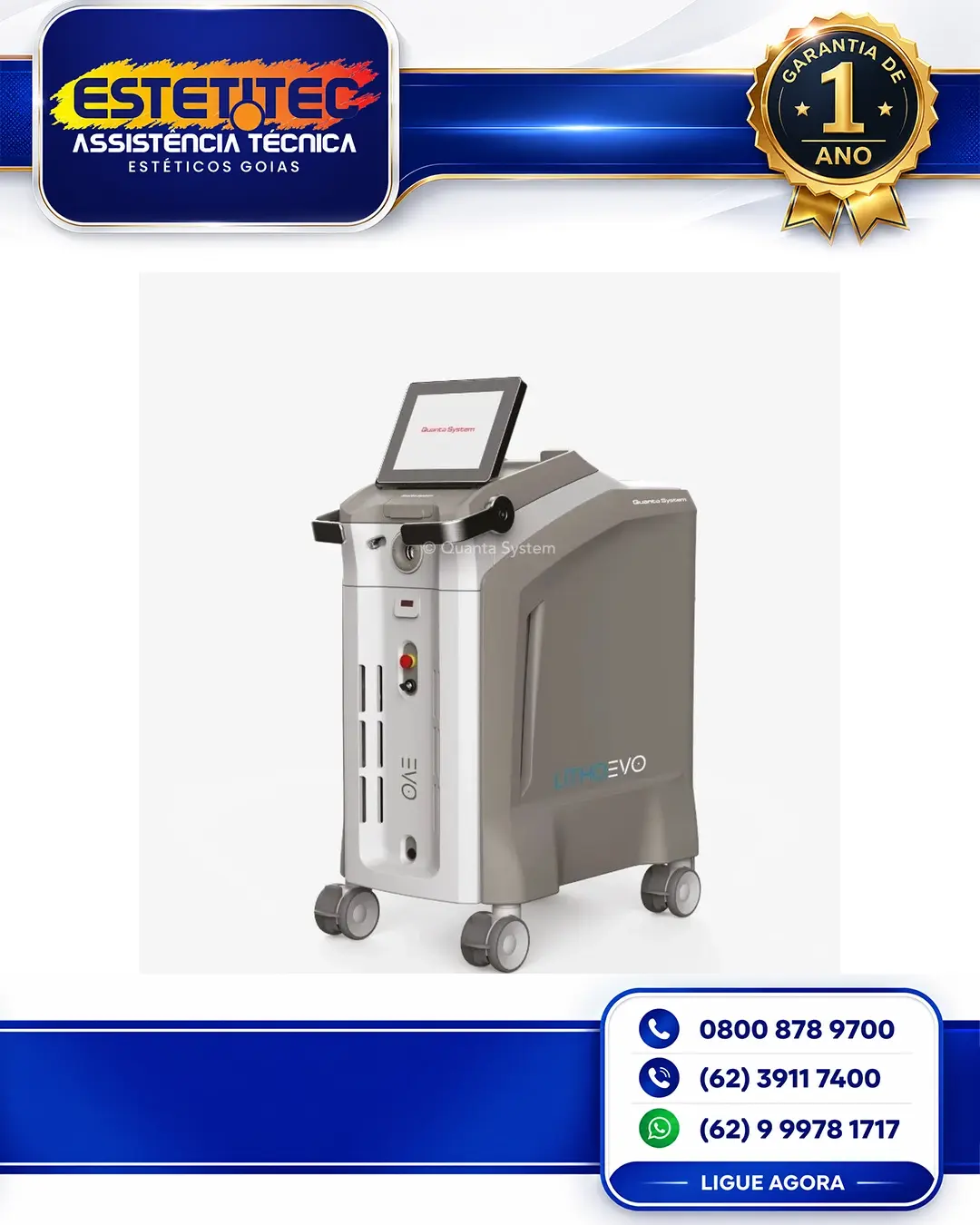 SUPORTE TÉCNICO PARA QUANTA SYSTEM ULTRALIGHT EVO FORTALEZA