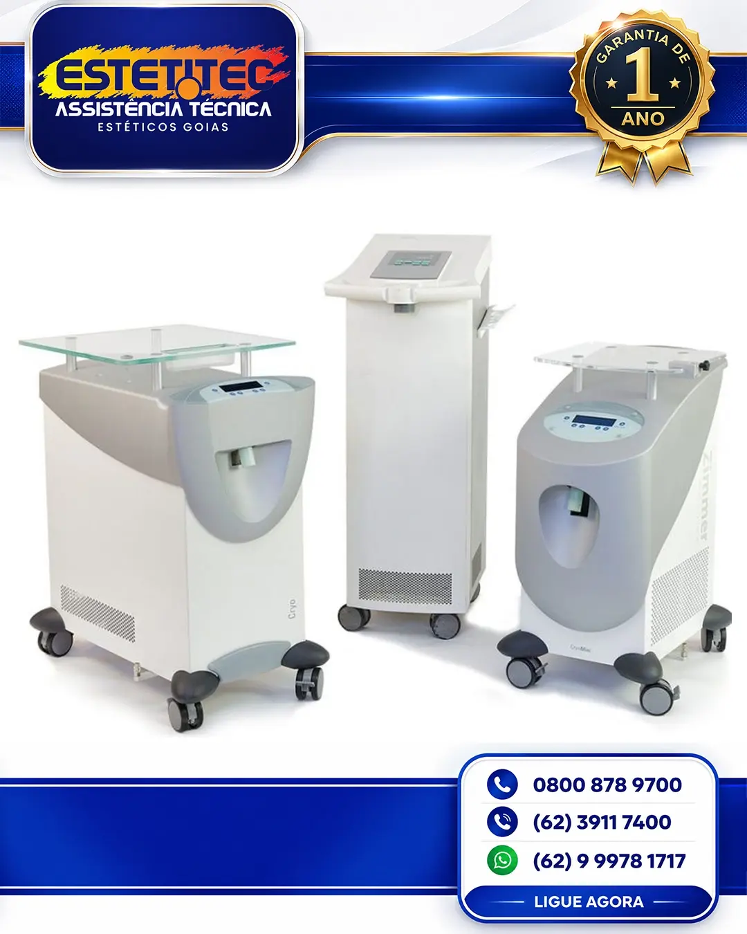 SUPORTE TÉCNICO PARA ZIMMER CRYO 5 RIO DE JANEIRO