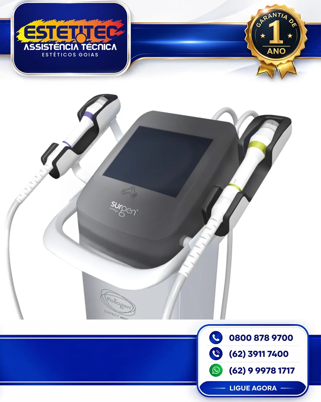 SUPORTE TÉCNICO POLLOGEN SURGEN NO BRASIL