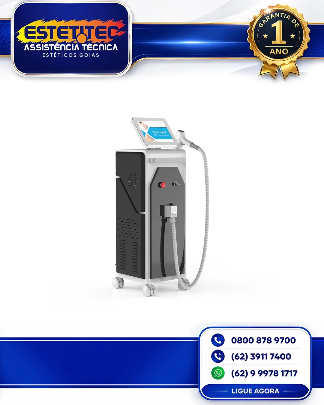 SUPORTE TÉCNICO SINCOHEREN 808NM DIODE LASER GOIÂNIA