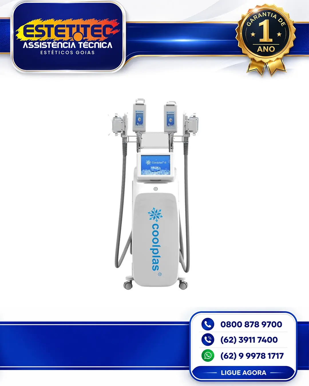 SUPORTE TÉCNICO SINCOHEREN COOLPLAS CRYOLIPOLYSIS GOIÁS