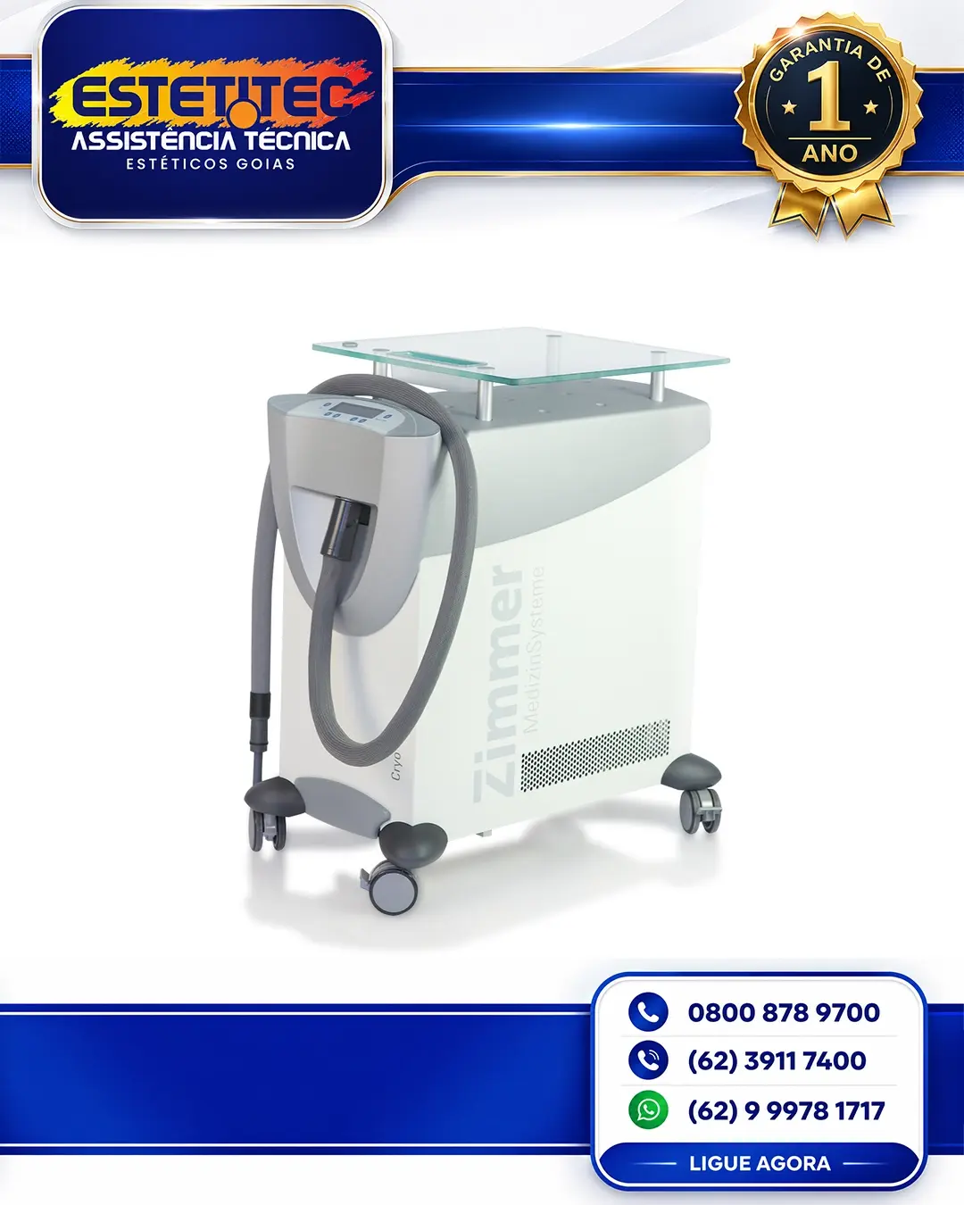 SUPORTE TÉCNICO ZIMMER CRYO 6 GOIÂNIA